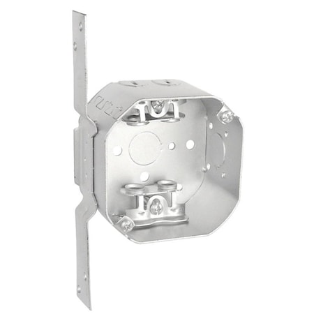 Southwire Electrical Box, 20 cu in, Octagon Box Type, Steel, Octagon Shape 54171-FBX